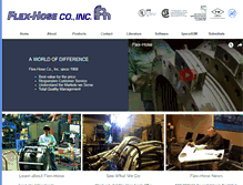 Tablet Screenshot of flexhose.com